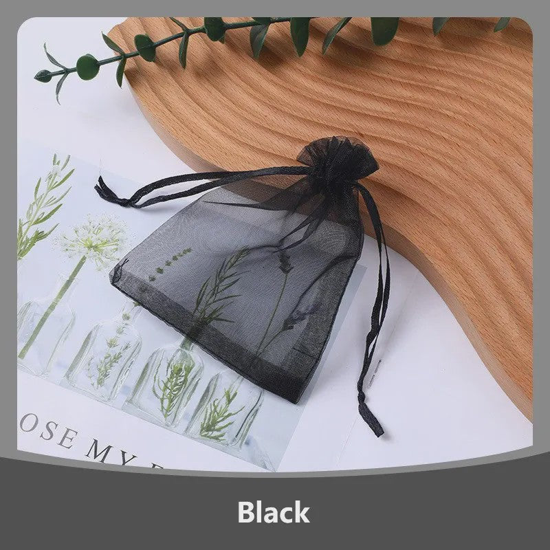 100x Organza Zakjes - Cadeau, Sieraden & Feest - Diverse Maten & Kleuren