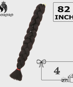Alororo Jumbo Braids Haarverlenging - 82 Inch Synthetisch Hittebestendig Vlecht Haar