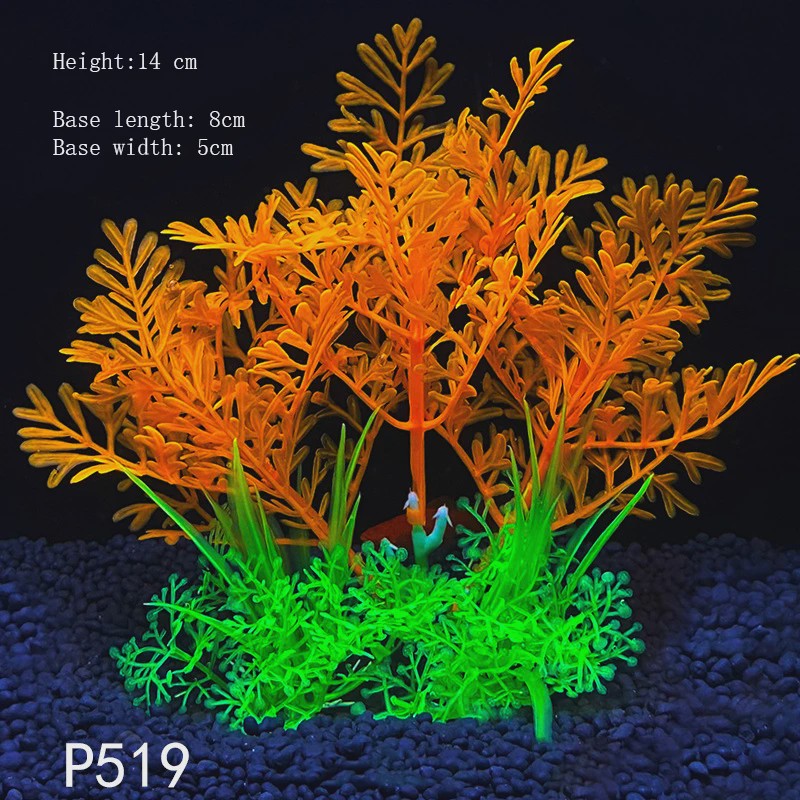 Kunstplanten Aquarium Set - Levendige Decoratie voor Vissenkom en Waterplanten