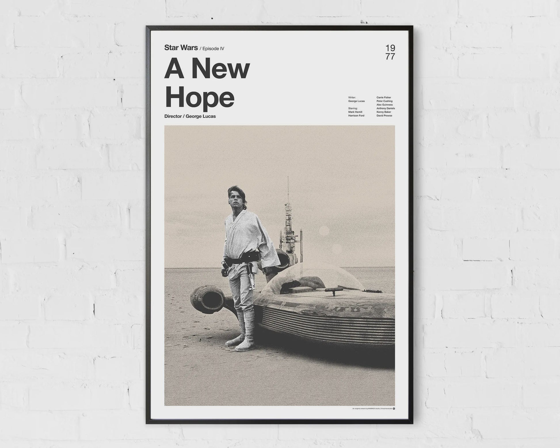 Moderne Canvas Poster: Iconische Films & Series voor Wanddecoratie