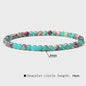 Natuursteen Armband met Kwarts, Kattenoog, Jades & Aquamarijn Kralen - Stretch Bangle voor Dames & Heren