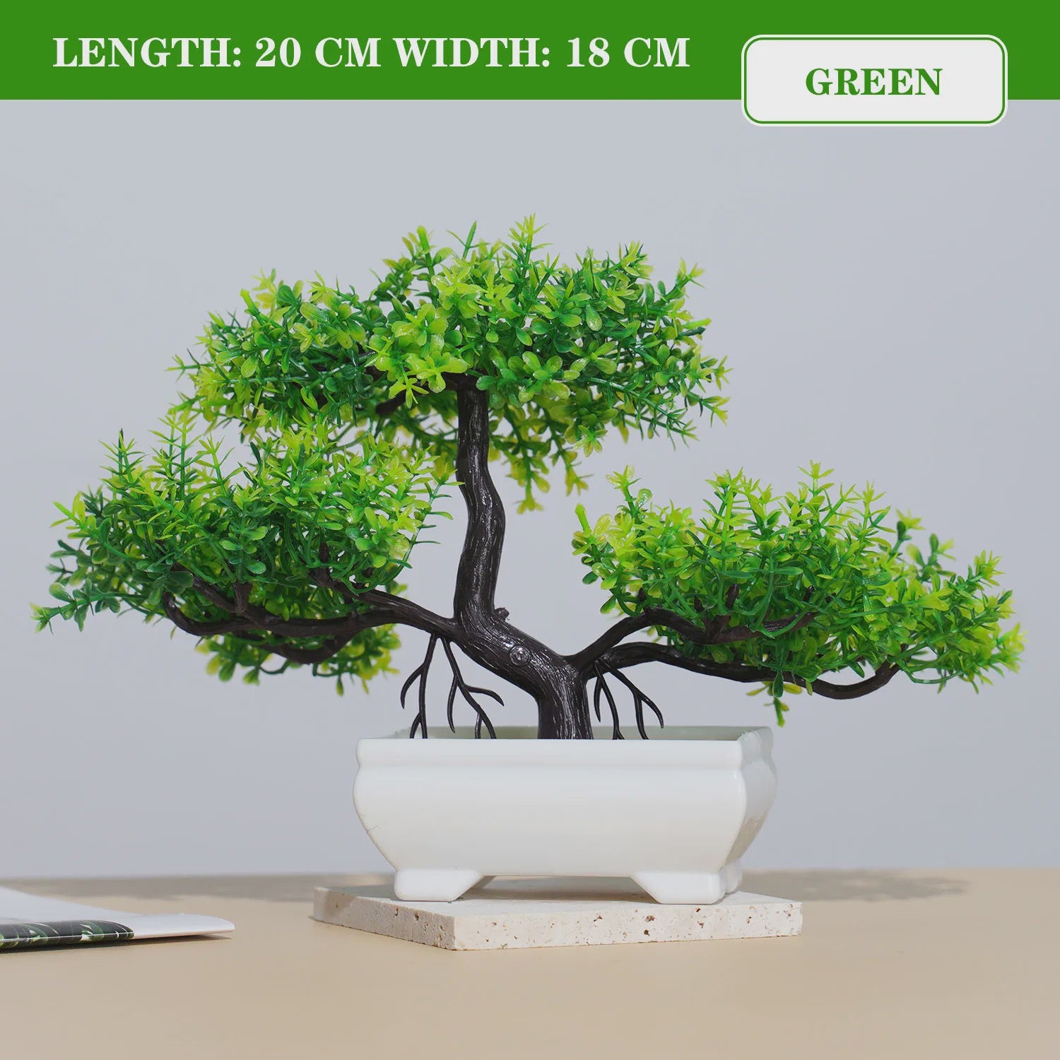 Kunst Bonsai Boom Potted Plant - Decoratieve Kunstplant voor Huis & Kantoor