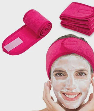 Verstelbare Make-up Haarband (5 Stuks) - Zachte Handdoekstof voor Gezichtsreiniging, Yoga & Spa