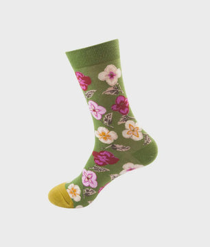 Unisex Katoenen Sokken met Vrolijke Fruit, Dieren & Kunst Prints - Hip Hop & Skateboard Stijl