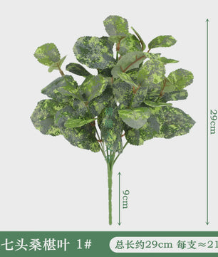 Zijden Schildpadblad Plantenbladeren - Kunstmatige Dieffenbough Decoratie voor Woonkamer
