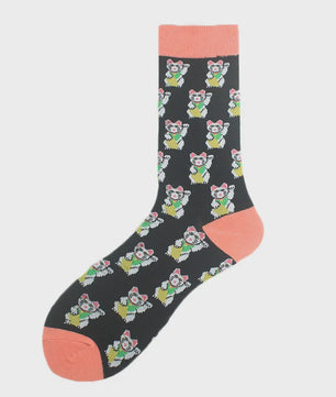 Unisex Happy Socks met Vrolijke Ontwerpen: Dinosaurus, Alien, Haai & Meer