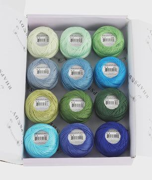 Rhapsody Pearl Cotton Haakgaren Maat 8 - Egyptisch Katoen, Dubbel Gemerceriseerd