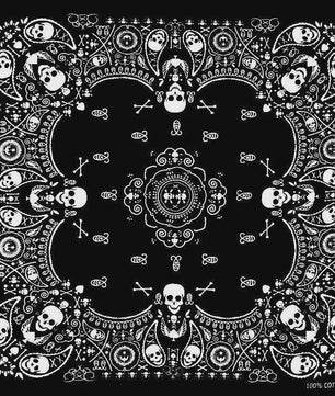 Skull Bandana Katoen - Hip Hop Stijl Hoofddoek & Accessoire