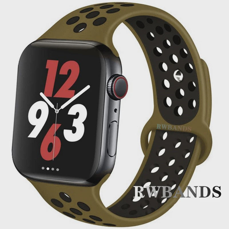 Ademende Sportband voor Apple Watch (38-49mm) - Comfortabele Vervangingsband