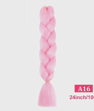 24 Inch Jumbo Braids Haarverlenging - Synthetisch Vlecht Haar in Kleurrijke Tinten