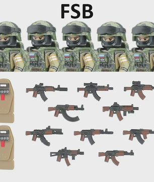 Bouwstenen Militaire Special Forces Commando Figuren met Wapens