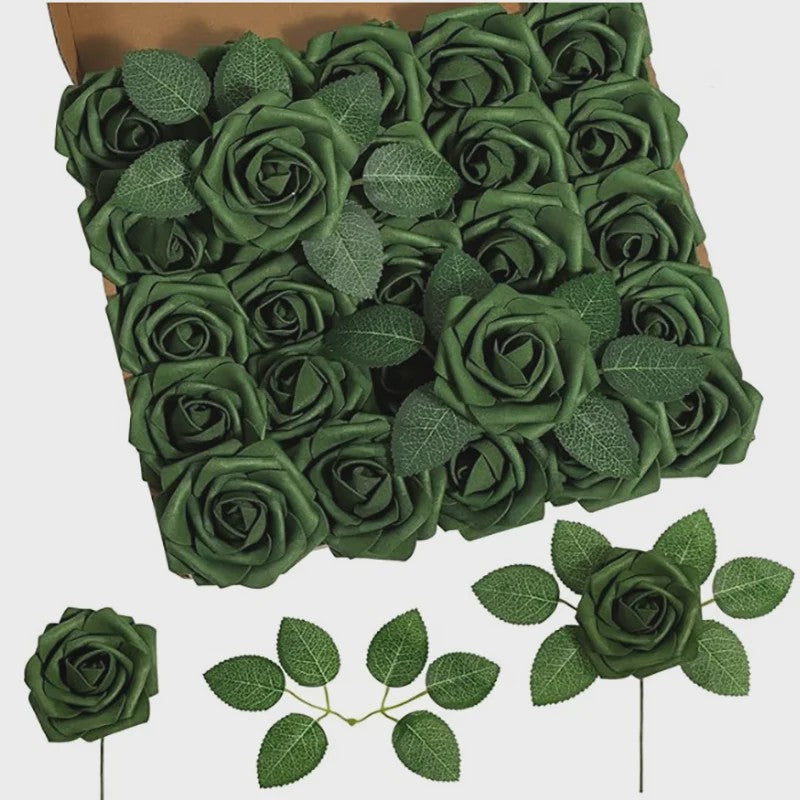 Kunst Rozen Foam - Set van 10 tot 100 Stuks - Decoratie Bruiloft, Feest & Cadeau