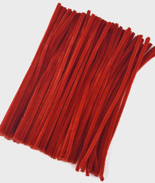 100 Stuks Chenille Stelen - Flexibele Knutseldraad voor Creatieve DIY Projecten