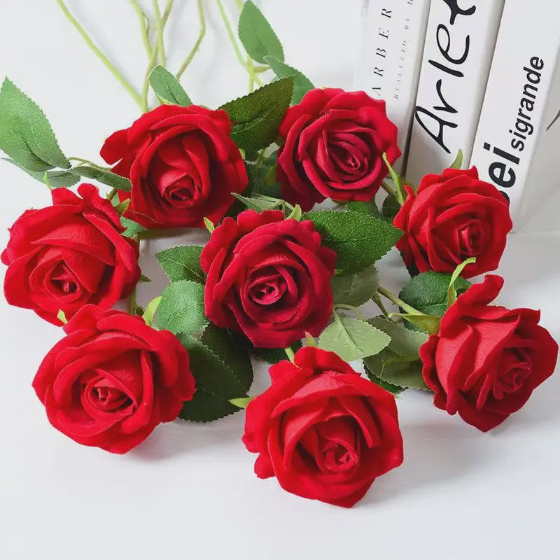 Kunst Rozen Takken - Realistische Kunstbloemen voor Bruiloft & Decoratie (1, 5, 10, 20 stuks)