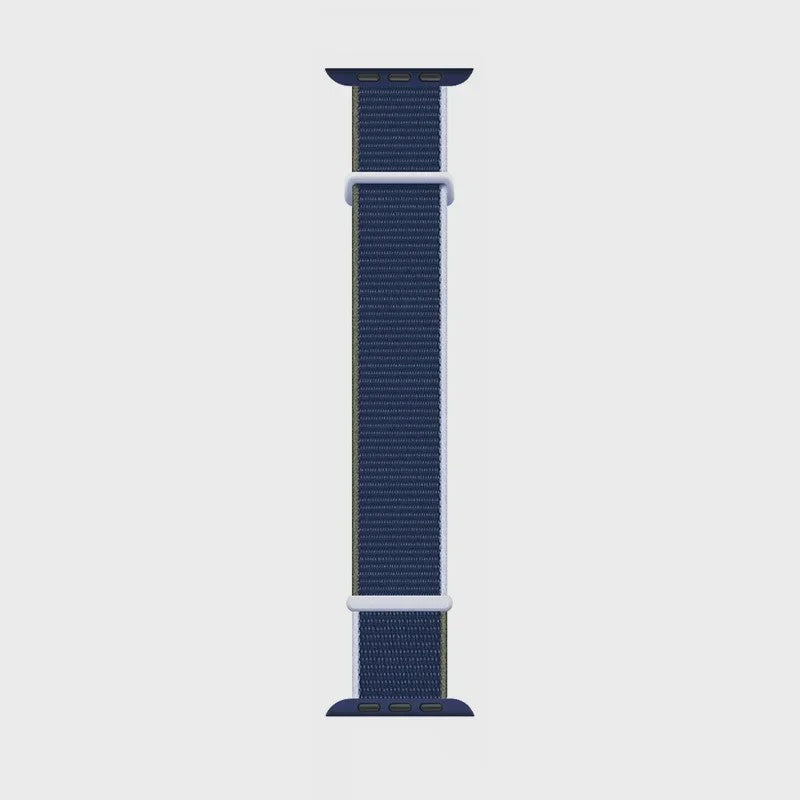 Nylon Sportband voor Apple Watch (38-49mm) - Ademend & Verstelbaar met Klittenband
