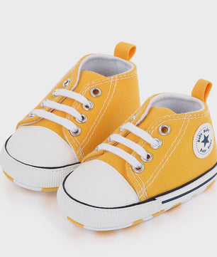 Babyschoenen Canvas Sneakers - Eerste Stapjes Schoentjes met Zachte Zool