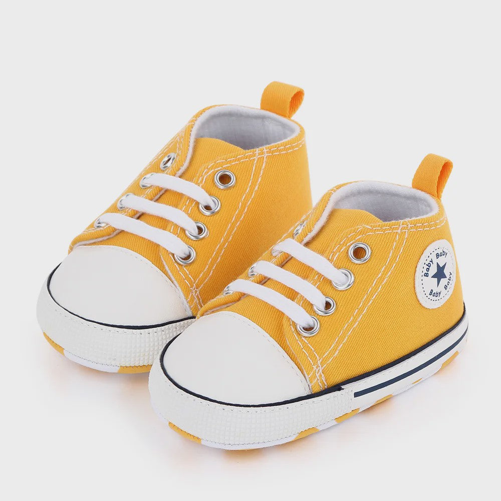 Babyschoenen Canvas Sneakers - Eerste Stapjes Schoentjes met Zachte Zool