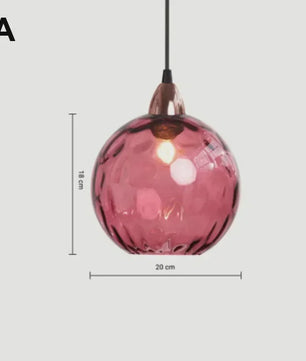 Kleurrijke Moderne Glazen Hanglamp - Stijlvolle Plafondlamp voor Woonkamer & Eetkamer