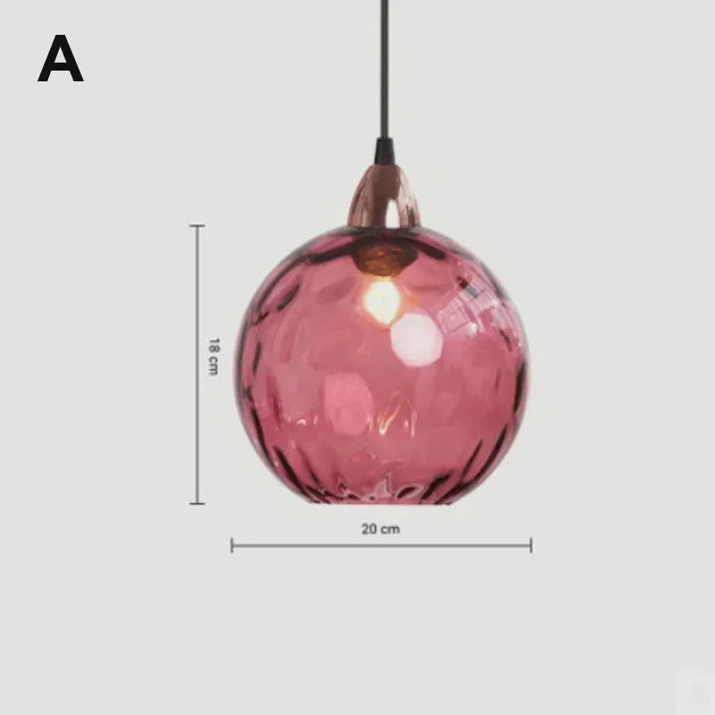 Kleurrijke Moderne Glazen Hanglamp - Stijlvolle Plafondlamp voor Woonkamer & Eetkamer