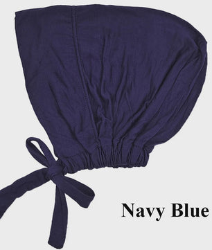 Zachte Modal Binnen Hijab Cap met Strik - Islamitische Turban Hoofddoek
