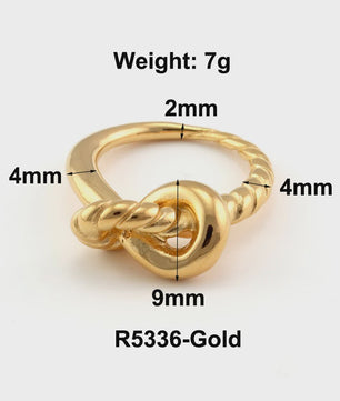 Nieuw Design Geometrische Kralen Ring - Roestvrij Staal Dames Sieraden