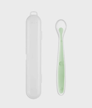 Zachte Siliconen Baby Lepel - Ideaal voor Voedingstraining en Eerste Hapjes