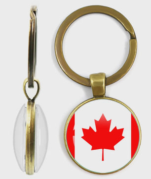 Soviet Union,Brazil,Canada,Netherlands,Israel,Syria,Venezuela,United States,Spain National Flag Series Double-Sided Keychain