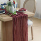 Luxe Kaasdoek Tafel Runner - Vintage Stijl voor Bruiloften & Feesten