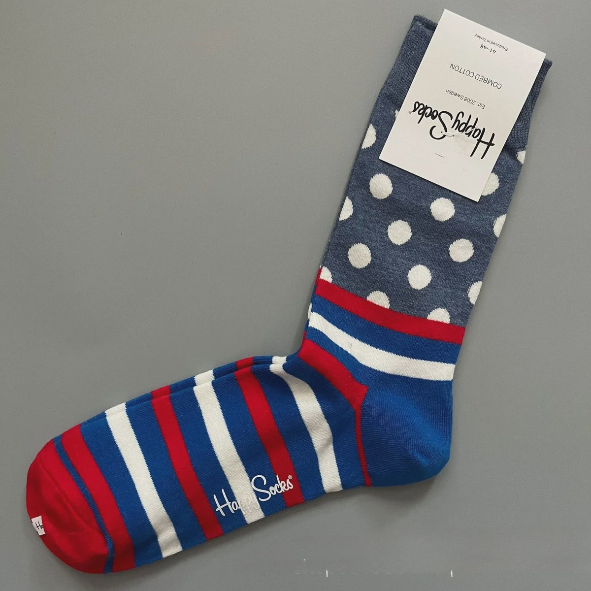 Happy Socks Heren Sokken Katoen - Maat 41-46 EU