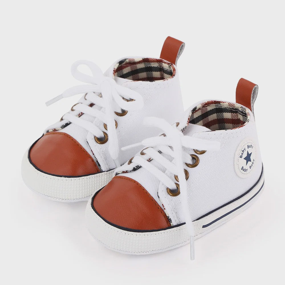 Babyschoenen Canvas Sneakers - Eerste Stapjes Schoentjes met Zachte Zool