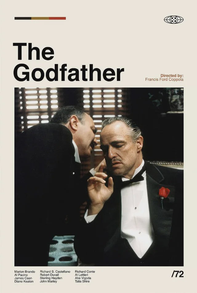Iconische Film & TV Canvas Posters: Friends, Back to the Future, Pulp Fiction, The Godfather