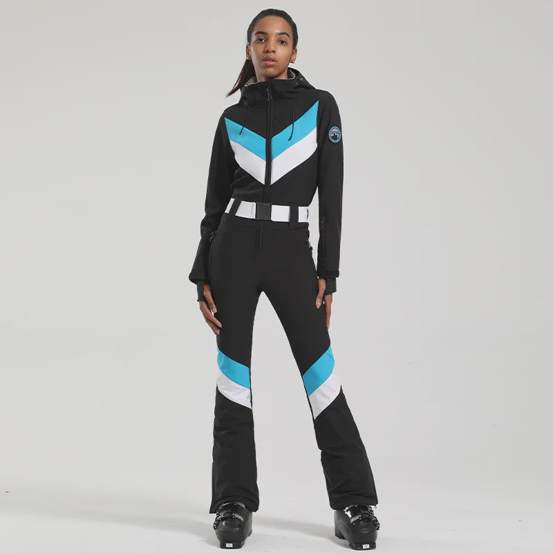 Dames Winter Ski-overall One Piece - Waterdicht, Winddicht & Warm - Outdoor Snowboard Jumpsuit