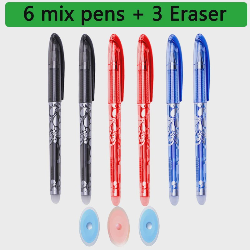 Set van 25 Kawaii Uitwisbare Gelpennen - Vloeiend Schrijven en Wissen voor School & Kantoor
