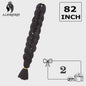 Alororo Jumbo Braids Haarverlenging - 82 Inch Synthetisch Hittebestendig Vlecht Haar