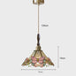 Vintage Kleurrijke Hanglamp - Luxe Decoratie voor Restaurant & Bar