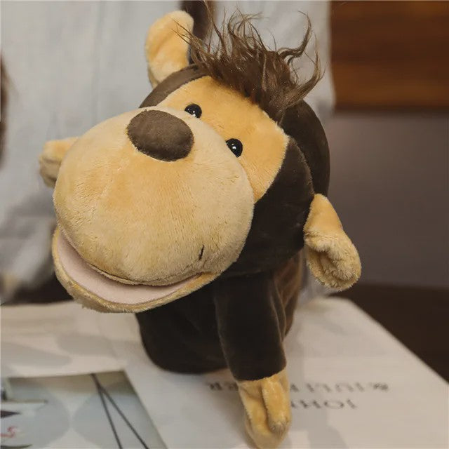 Zachte Pluche Handpoppen - Educatief Speelgoed voor Baby's en Kinderen (Diverse Dieren)
