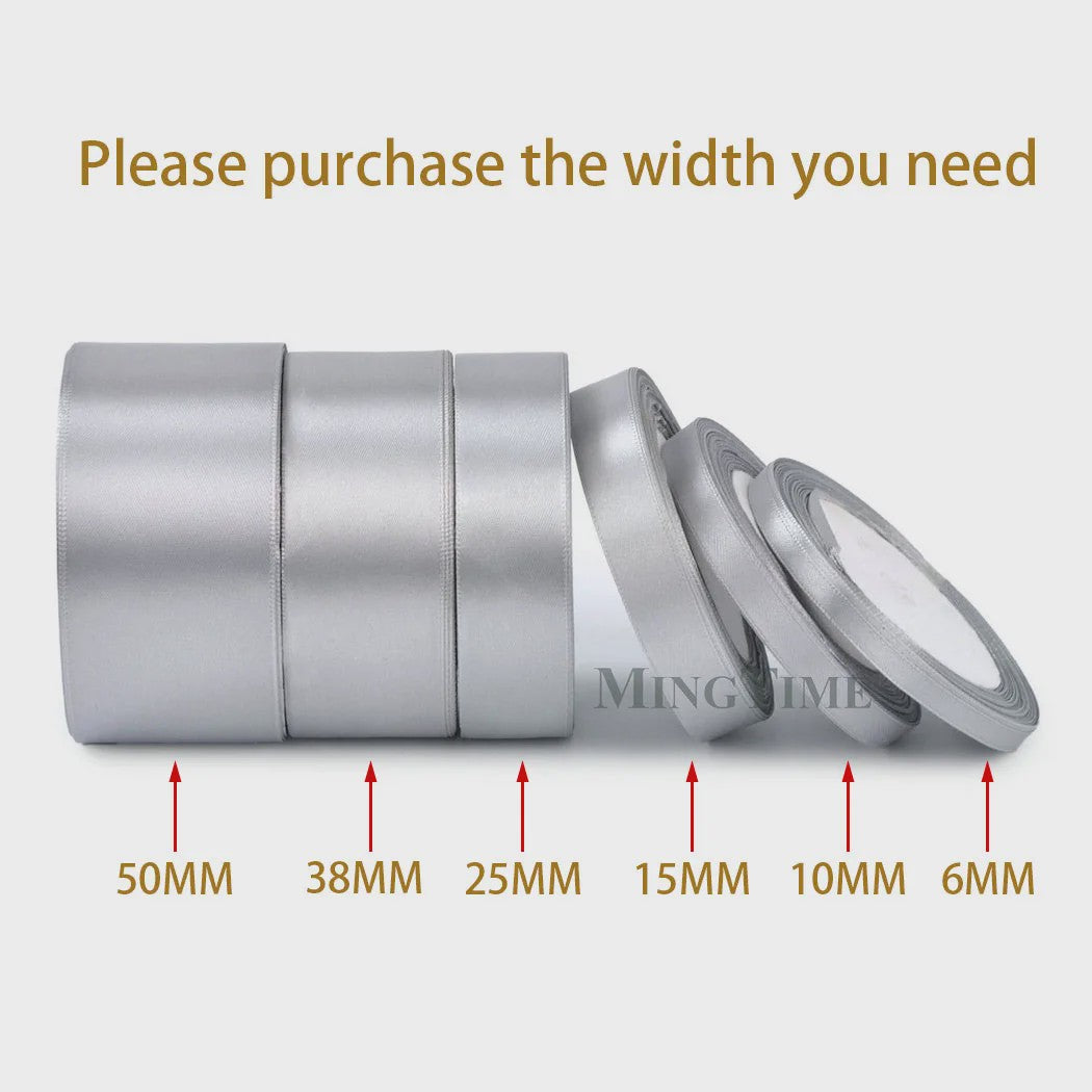Satijnen Lint 22 Meter - Diverse Breedtes (6mm t/m 50mm) voor Decoratie & Knutselen