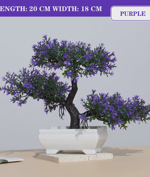 Kunst Bonsai Boom Potted Plant - Decoratieve Kunstplant voor Huis & Kantoor