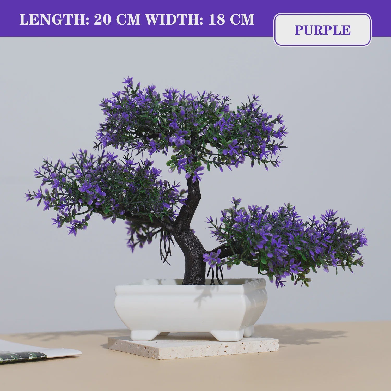 Kunst Bonsai Boom Potted Plant - Decoratieve Kunstplant voor Huis & Kantoor