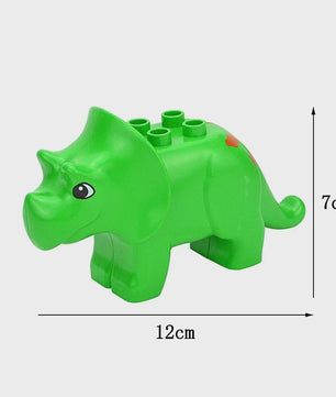 Grote Bouwstenen Dierenpark & Boerderij Figuren - Compatibel met Duplo