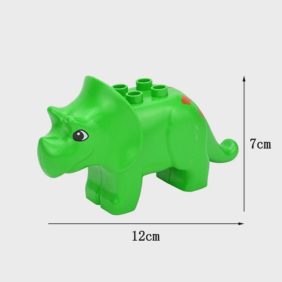 Grote Bouwstenen Dierenpark & Boerderij Figuren - Compatibel met Duplo