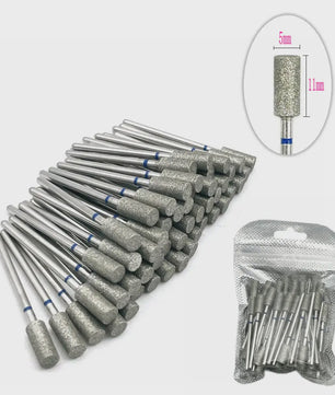 50 Stuks Diamant Freesjes Set - 2.35mm Schacht voor Nagel- en Tandheelkundig Gebruik
