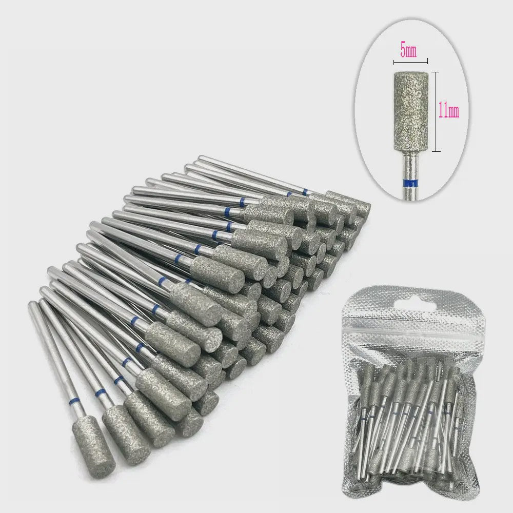 50 Stuks Diamant Freesjes Set - 2.35mm Schacht voor Nagel- en Tandheelkundig Gebruik