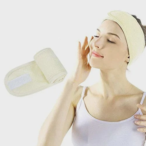 Verstelbare Make-up Haarband (5 Stuks) - Zachte Handdoekstof voor Gezichtsreiniging, Yoga & Spa