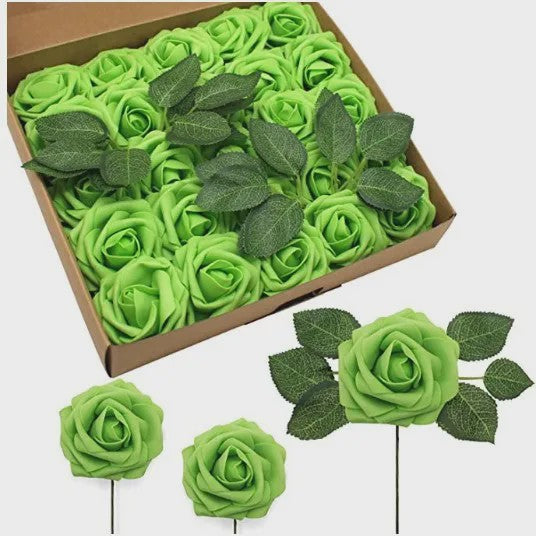 Kunst Rozen Foam - Set van 10 tot 100 Stuks - Decoratie Bruiloft, Feest & Cadeau