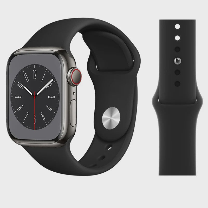 Sport Siliconen Bandje voor Apple Watch 38-49mm - Serie 1 t/m 11, SE, Ultra