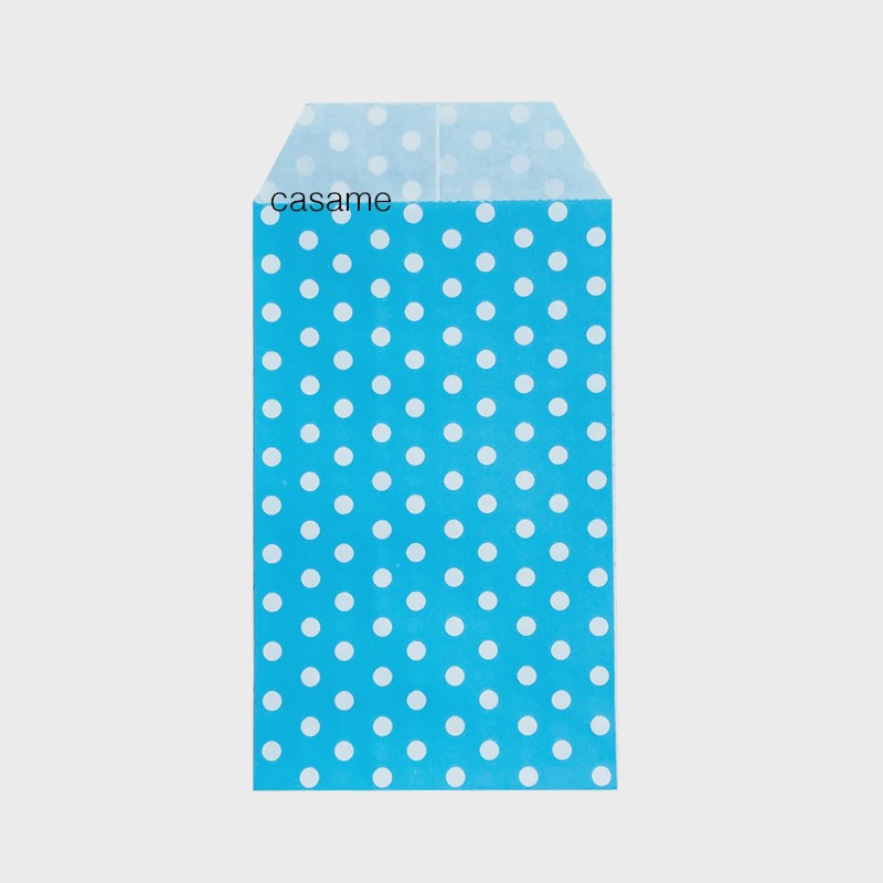 Kleine Kraft Papieren Zakjes met Stippen - Set van 10, 25 of 50 stuks - Ideaal voor Feestjes, Cadeaus en Kaarten