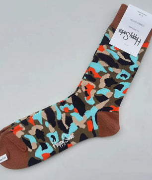 Happy Socks Heren Mid-tube Sokken - Pure Katoen, Klassiek Comfort - Maat 41-46