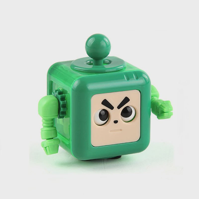 Fidget Cube & Dodecahedron: 6/12 Zijden Stressverlichter & Sensorisch Speelgoed