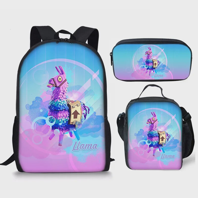 Fortnite Schooltas Set: Rugzak, Pennenhouder & Lunchtas voor Kinderen